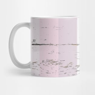 Preppy Spring colors lilac purple pink  pastel stripes Mug